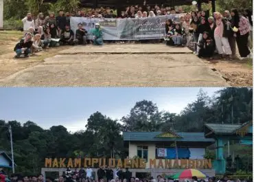 Siswa MAN 1 Pontianak Mengikuti Lawatan Sejarah ke Makam Juang Mandor dan Opu Daeng Manambon